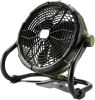 12V Camping Fan With LED Lights Exterior Large Cooling Desk Fans With 5200Ah Battery For Tourism Emergency Outages  (only pick up) - black