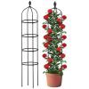 2 Packs Garden Obelisk Trellis 5.9FT Plants Tower for Climbing Plants Flower Vegetable Vine  - Green