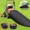 Lawn Tractor Leaf Bag 54 Cubic Feet Standard Garden Waste Collection Bag with 112in Opening - Black