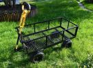 Landscaping Plant and Tool Cart 39in. - black