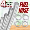 4 Sizes Petrol Fuel Gas Line Pipe Hose Tubing For String Trimmer Chainsaw Blower - Clear