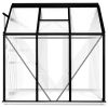 Greenhouse with Base Frame Anthracite Aluminum 38.9 ftÂ² - Anthracite