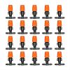 20pcs Adjustable Garden Drip Irrigation Misting Nozzles Micro Sprinkler Head Atomizer Irrigation Drippers - Spray Nozzle-F