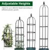 2 Packs Garden Obelisk Trellis 5.9FT Plants Tower for Climbing Plants Flower Vegetable Vine  - Green