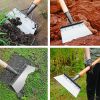 Stainless Steel Garden Shovel, Multifunctional Weed Remover Not Included Handle - 20CM