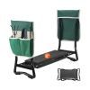 Foldable Portable Gardener Kneeling Bench Stool - Green - Garden Tool