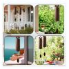 Outdoor Wind Chimes Heroic Windbell Antique Wind Bell, Deep Resonance Serenity Bell, Metal Cylinder Wind Chimes - L