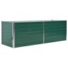 Garden Raised Bed Galvanized Steel 94.5"x31.5"x31.3" Green - Green