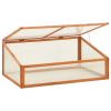 Greenhouse 39.4"x25.6"x15.7" Firwood - Yellow