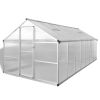 Greenhouse Reinforced Aluminum 113.3 ftÂ² - Transparent