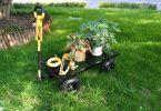 Landscaping Plant and Tool Cart 39in. - black