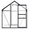 Greenhouse with Base Frame Anthracite Aluminum 38.9 ftÂ² - Anthracite