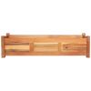 Garden Raised Bed Acacia Wood 39.4"x11.8"x9.8" - Brown