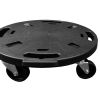 Plant Trolley with Wheels Diameter 15.7" Black 606.3 lb - Black